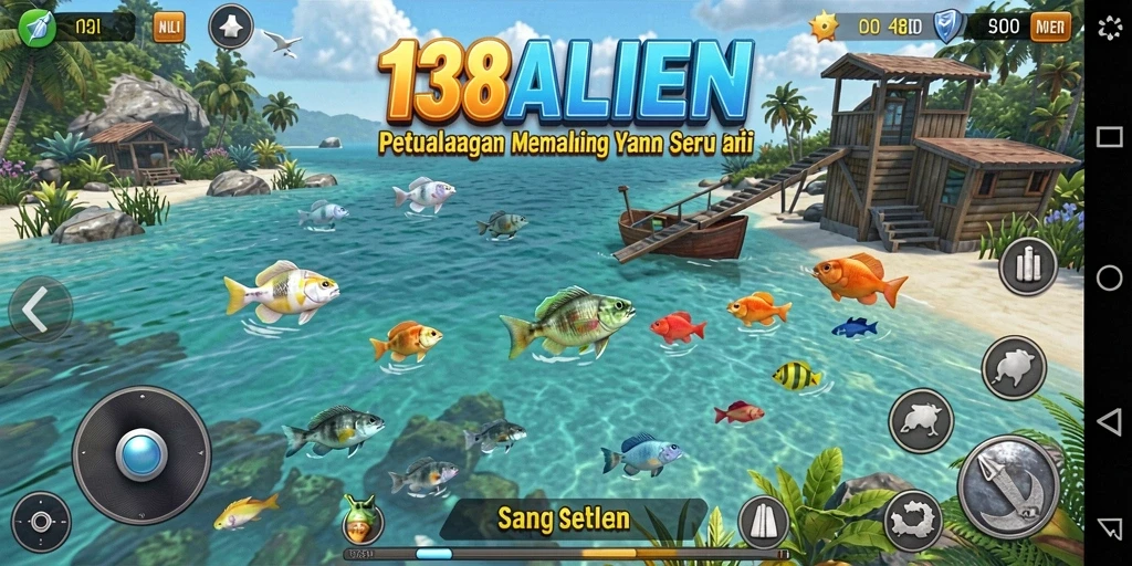 Gameplay seru 138ALIEN dengan berbagai teknik dan ikan yang menantang.