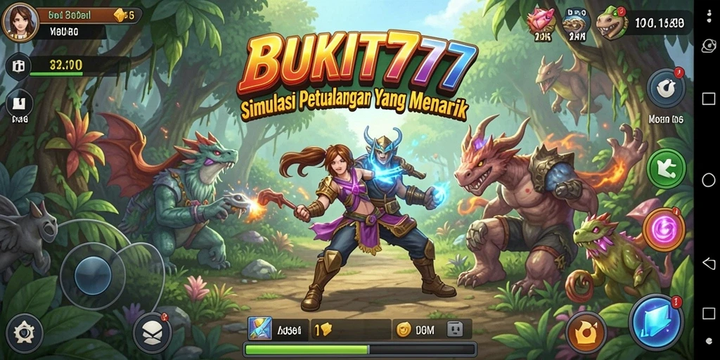 Tampilan gameplay BUKIT777 yang memukau dan interaktif.