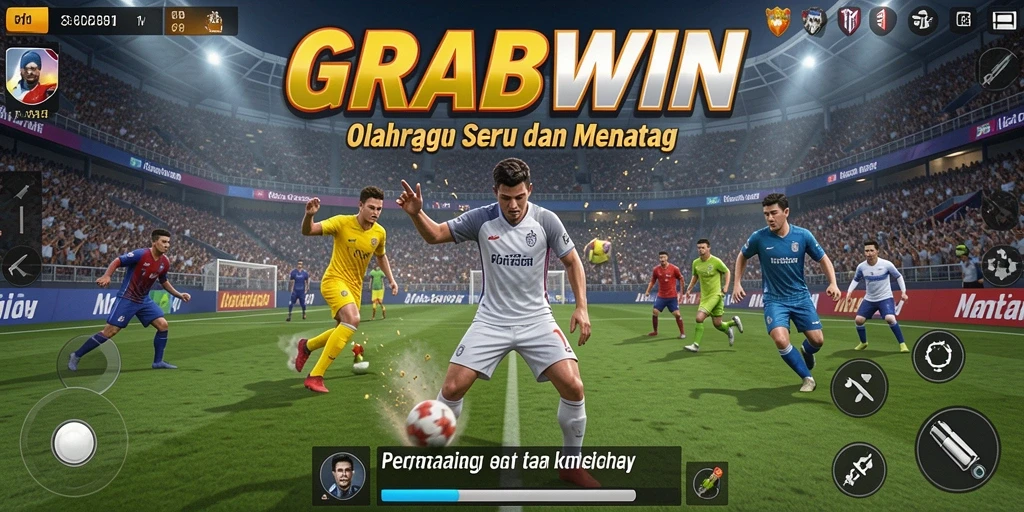 Tampilan gameplay seru di GRABWIN yang penuh aksi.