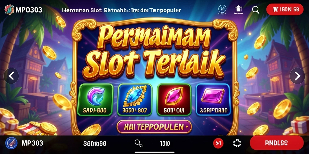 Screenshot MPO303 menampilkan gameplay Slot yang mendebarkan dan interaktif.