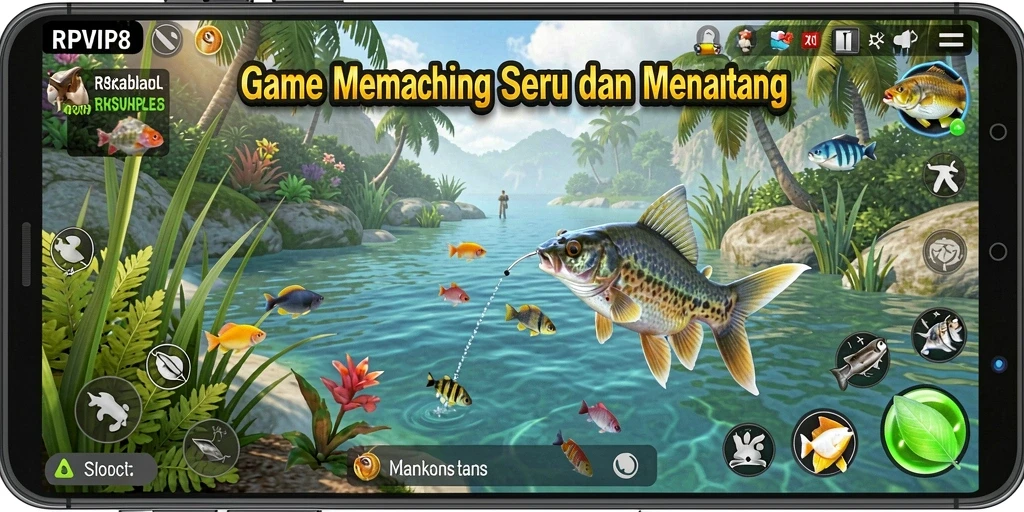 Tangkapan besar di RPVIP8 menunjukkan intensitas dan keasyikan memancing.