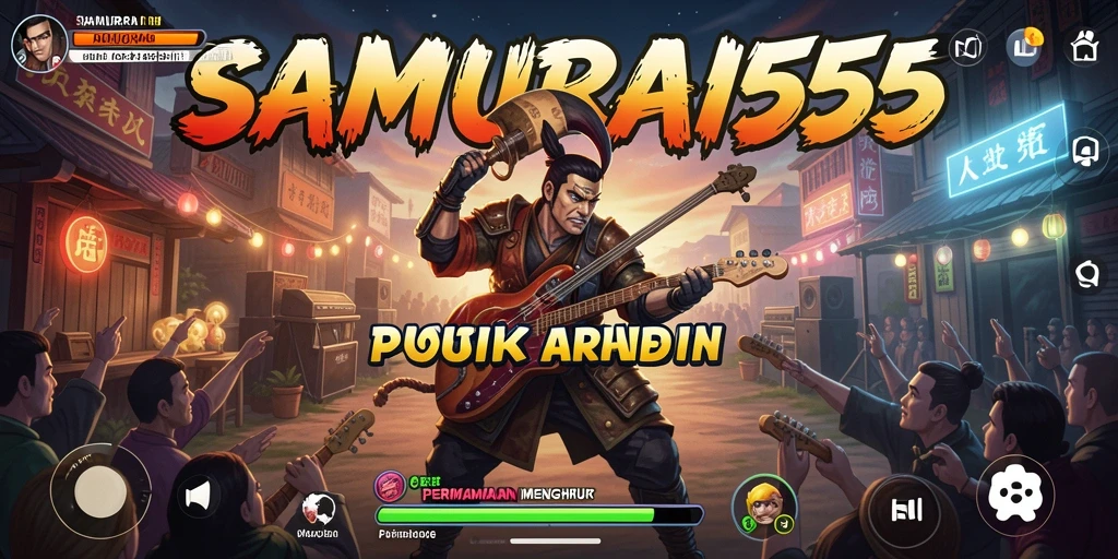 Screenshot gameplay SAMURAI555 dengan visual yang memukau.